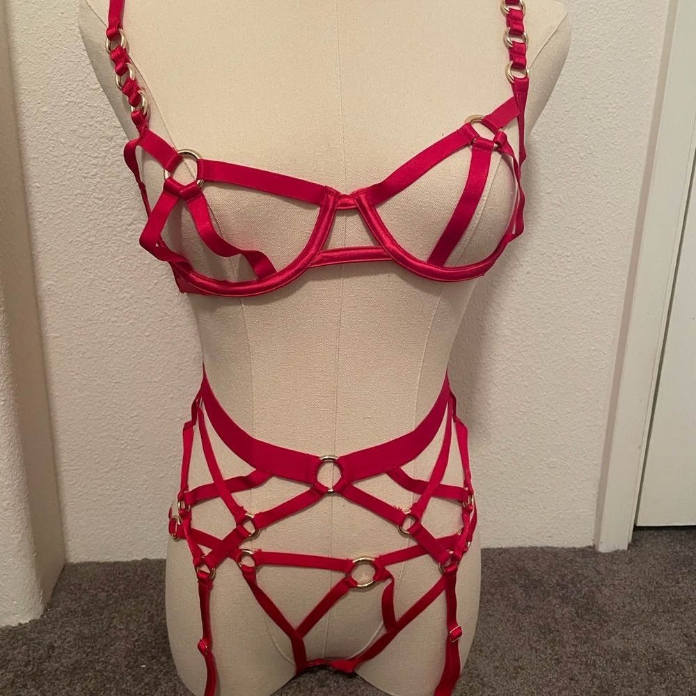 Victorias secret sexy red set